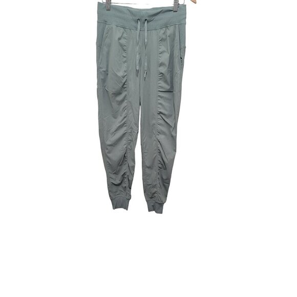 NEW LULULEMON WOMEN'S DANCE STUDIO MID RISE GREEN LOSS PANTS REGULAR SIZE 6 - Picture 2 of 12